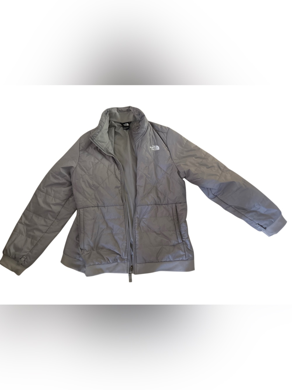 The North Face Gray Quilted Jacket